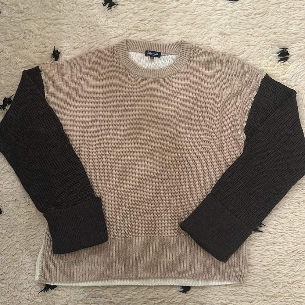 NWOT Splendid color block sweater XS